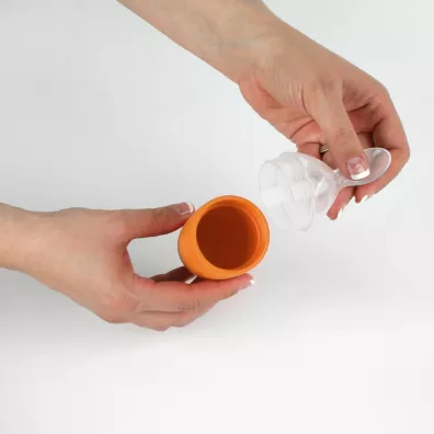 Boon yeczka z zasobnikiem pomaraczowa 90 ml
