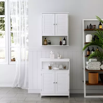Songmics Szafka cienna azienkowa 70 cm