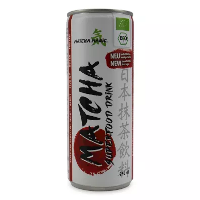 Matcha Magic Nap�j energetyzuj�cy herbata matcha mniej cukru bezglutenowy 250 ml Bio