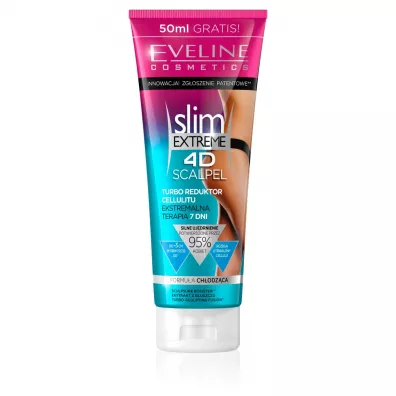 Eveline Cosmetics Slim Extreme 4D Scalpel turbo reduktor cellulitu ekstremalna terapia 7 dni 250 ml
