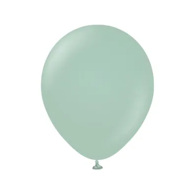 Balony Kalisan retro zimowe zielone 100 szt