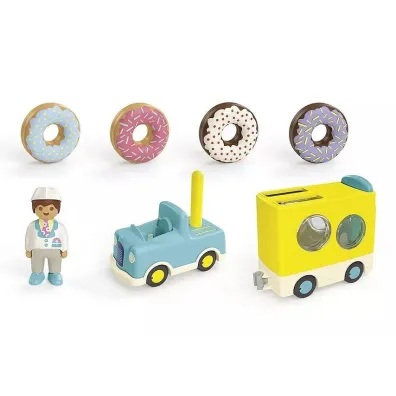 Playmobil Junior Szalony Donut Truck z funkcj� uk�adania i sortowania 71702