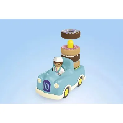 Playmobil Junior Szalony Donut Truck z funkcj� uk�adania i sortowania 71702