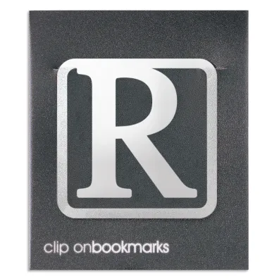 If Metalowa zak�adka - Litera R Clip-on