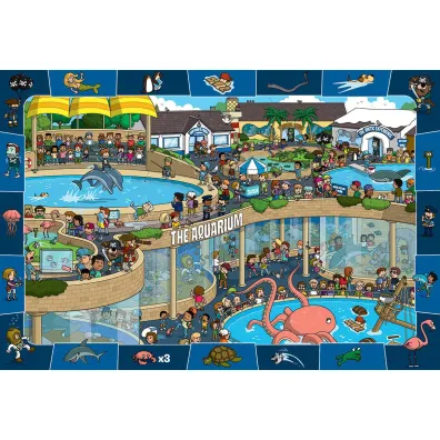 Puzzle 100 el. Crazy Aquarium Eurographics