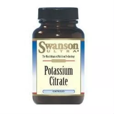 Swanson Cytrynian Potasu 99 mg - suplement diety 120 kaps.