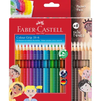 Faber-Castell Kredki tr�jk�tne Colour Grip 2001 24 szt.