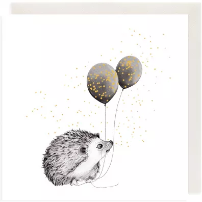 Clear Creations Karnet Z�ocony CL3814_BL Je� z balonami