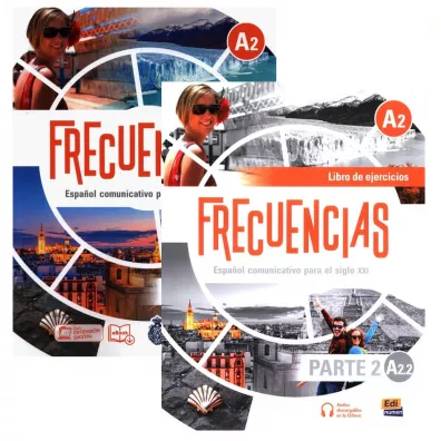 Frecuencias A2.2. Podr�cznik i zeszyt �wicze� do j�zyka hiszpa�skiego - Marin Emilio, Paula Cerdeira, Carlos Oliva, Manuel Rosales, Rivas Francisco, Francisca Fernandez
