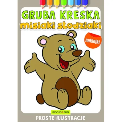 Misiaki s�odziaki. Gruba kreska