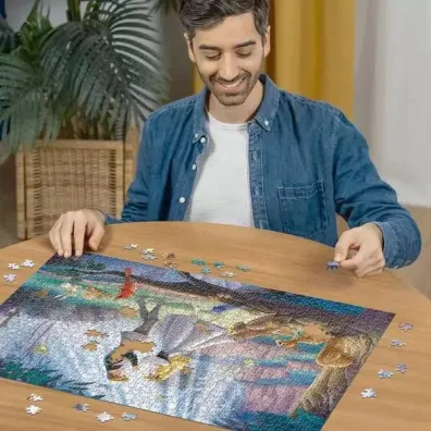 Puzzle 1000 el. Disney Classics �pi�ca Kr�lewna Ravensburger