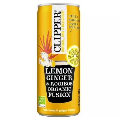 Clipper Nap�j owocowy z rooibos o smaku imbir - cytryna 250 ml Bio