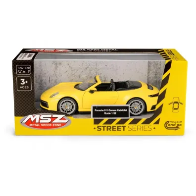 Porsche 911 Carrera Cabriolet Yellow Msz