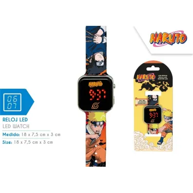 Zegarek LED z kalendarzem Naruto NA00002