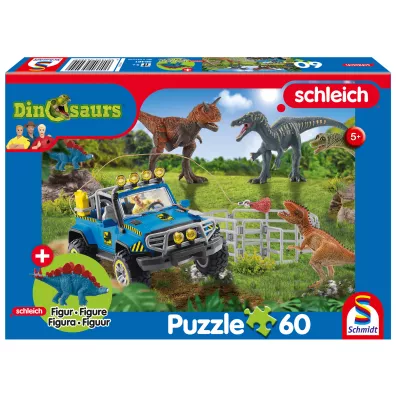 Puzzle 60 el. SCHLEICH Dinozaury Schmidt