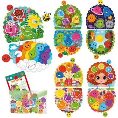 Busy book. Gra edukacyjna z rzepami. Smileys Roter Kafer