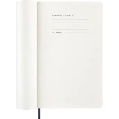 Kalendarz 2026 12M Moleskine L mi�kka oprawa dzienny Sapphire Blue 13x21cm