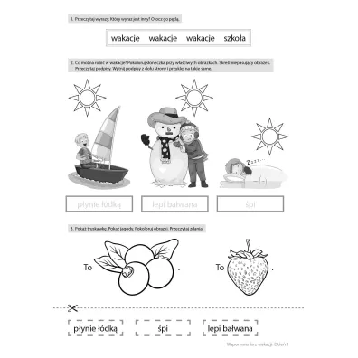 Ja i m�j �wiat 3. Lekcje dla uczni�w z autyzmem i specjalnymi potrzebami edukacyjnymi. Zadanie domowe
