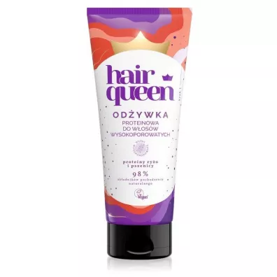 Hair Queen Od�ywka proteinowa do w�os�w wysokoporowatych 200 ml