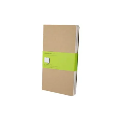 Zeszyty Cahier Jurnals Moleskine hawana czysty 80 kartek 3 szt.