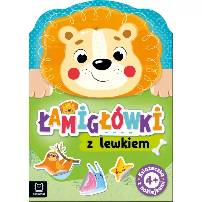 amigwki z lewkiem. Ksieczka z naklejkami 4+ - Anna Podgrska