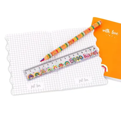 Trendhaus Linijka brokatowa Good Feelings 16 cm