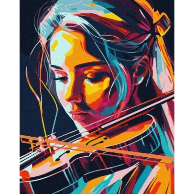 Ideyka Malowanie po numerach - Wirtuoz skrzypiec 40x50cm