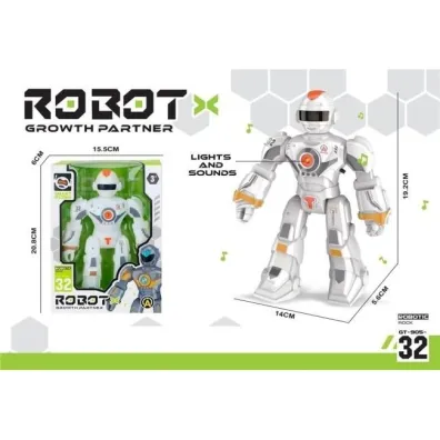Robot ze �wiat�em i d�wi�kiem Merkpol