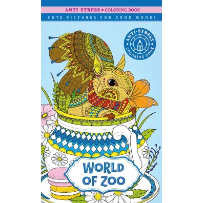 Kolorowanka antystresowa 124x197 20 kartek TW World of zoo