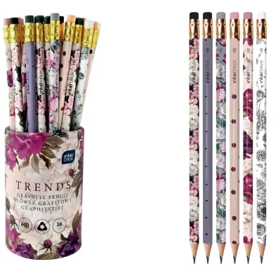 Interdruk O��wek grafitowy z gumk� TRENDS