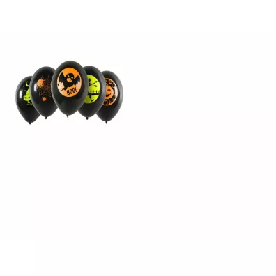 Arpex Balon dekoracyjny Party Time Halloween Neon 5 szt.