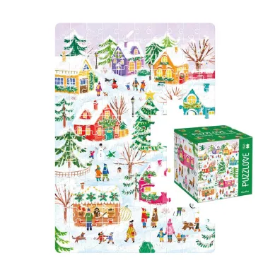 Puzzle Puzzlove CzuCzu 150 el. Zimowe spotkania Bright Junior Media