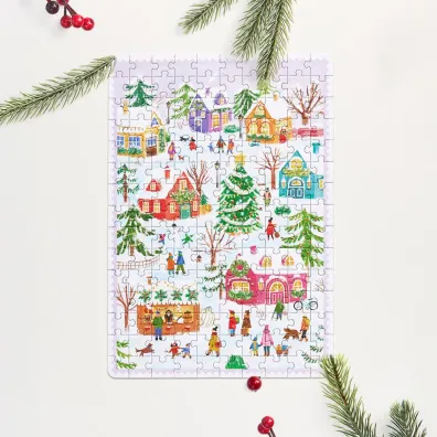 Puzzle Puzzlove CzuCzu 150 el. Zimowe spotkania Bright Junior Media