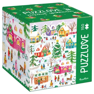 Puzzle Puzzlove CzuCzu 150 el. Zimowe spotkania Bright Junior Media