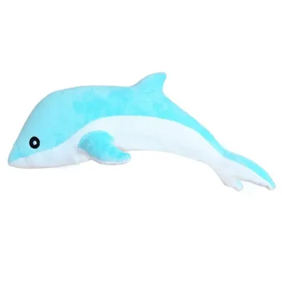Delfin pluszowy niebieski 30cm LeanToys