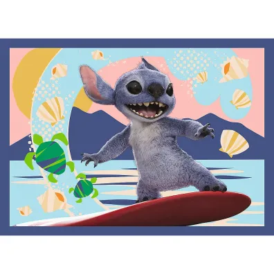 Puzzle 4w1 - Lilo&Stitch Wakacje na Hawajach (35+48+54+70 el.) Trefl