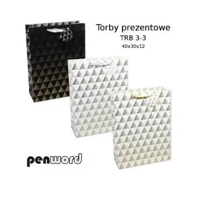 Penword Torebka prezentowa mix 40x30x12cm