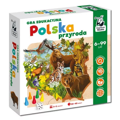 Polska przyroda. Gra edukacyjna. Kapitan Nauka Edgard
