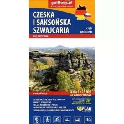 Mapa - Czeska i Sakso�ska Szwajcaria 1: 25 000