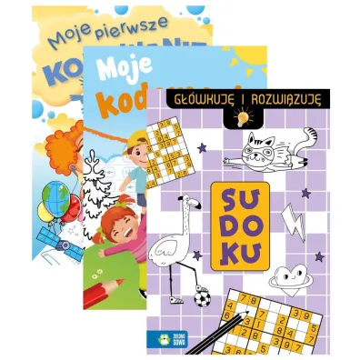 Pakiet dla przedszkolaka. Moje pierwsze kodowanie, Ma�y ucze�. Moje kodowanie, Sudoku. G��wkuj� i rozwi�zuj�