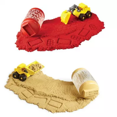 MGA Wonder Factory Never Dry Piasek kinetyczny Construction Trucks 595168 p12 mix cena za 1 szt Mga Entertainment