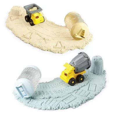 MGA Wonder Factory Never Dry Piasek kinetyczny Construction Trucks 595168 p12 mix cena za 1 szt Mga Entertainment