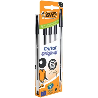 BiC Cristal Original D�ugopis 4 sztuki