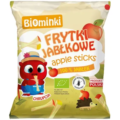 Biominki Frytki jab�kowe bezglutenowe 40 g Bio