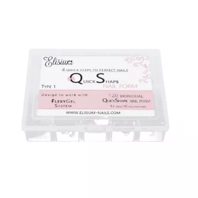 Elisium Quick Shape Nail Form Type1 formy do przed�u�ania paznokci 120 szt.