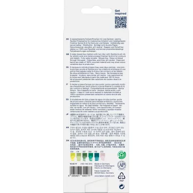 Faber-Castell Pisak akwarelowy Goldfaber Aqua 6 szt.