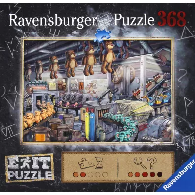 Puzzle 368 el. Fabryka zabawek Ravensburger