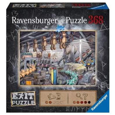 Puzzle 368 el. Fabryka zabawek Ravensburger