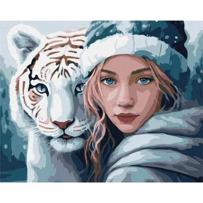 Ideyka Malowanie po numerach - Zimowe ciep�o 40x50cm