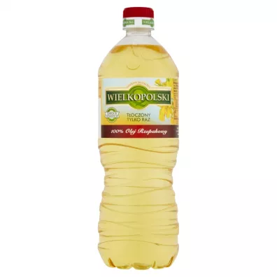 Princes Foods Wielkopolski Olej rzepakowy 100% 900 ml